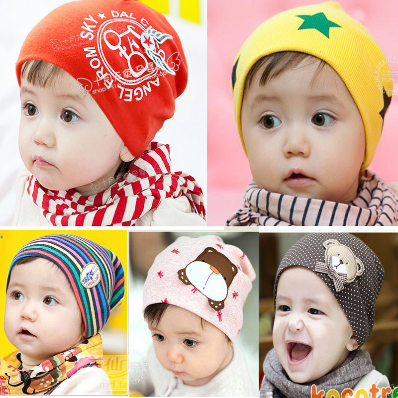 帽子 ハット キャップ ベビー用 秋冬 赤ちゃん コットン素材 男女兼用 かわいい 暖かい